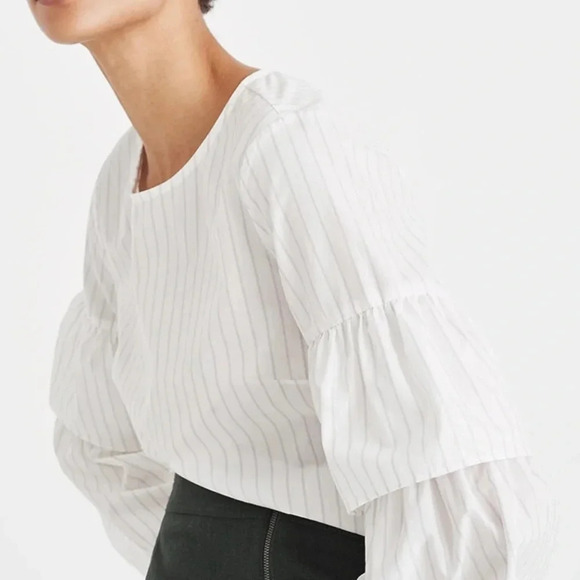 Madewell Ruffle sleeve blouse size XL - Picture 1 of 3